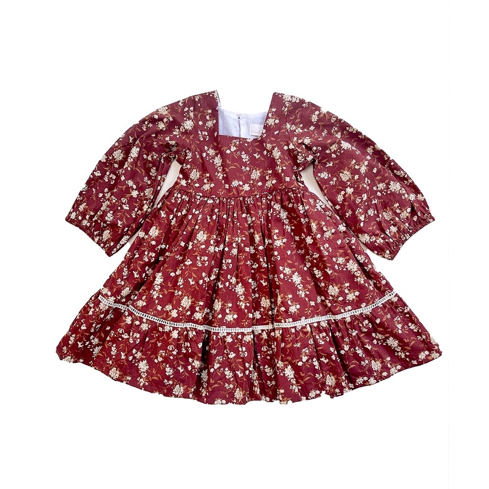 NWT Well Dressed Wolf Julia Fall Floral Dress 4t